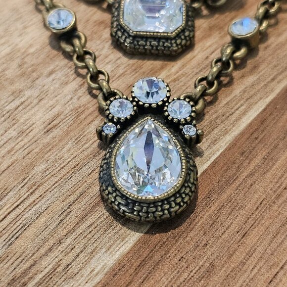 Victorian Edwardian Style‎ Shield Brooch Large Dark Fairycore Gothic Cosplay - Picture 7 of 14